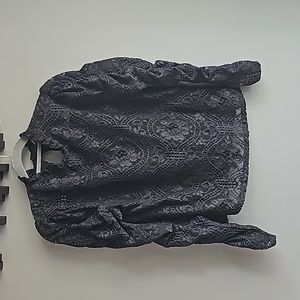 Blashe size small black lace shirt
